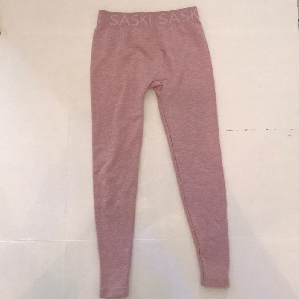 Saski Heathered Pink Leggings